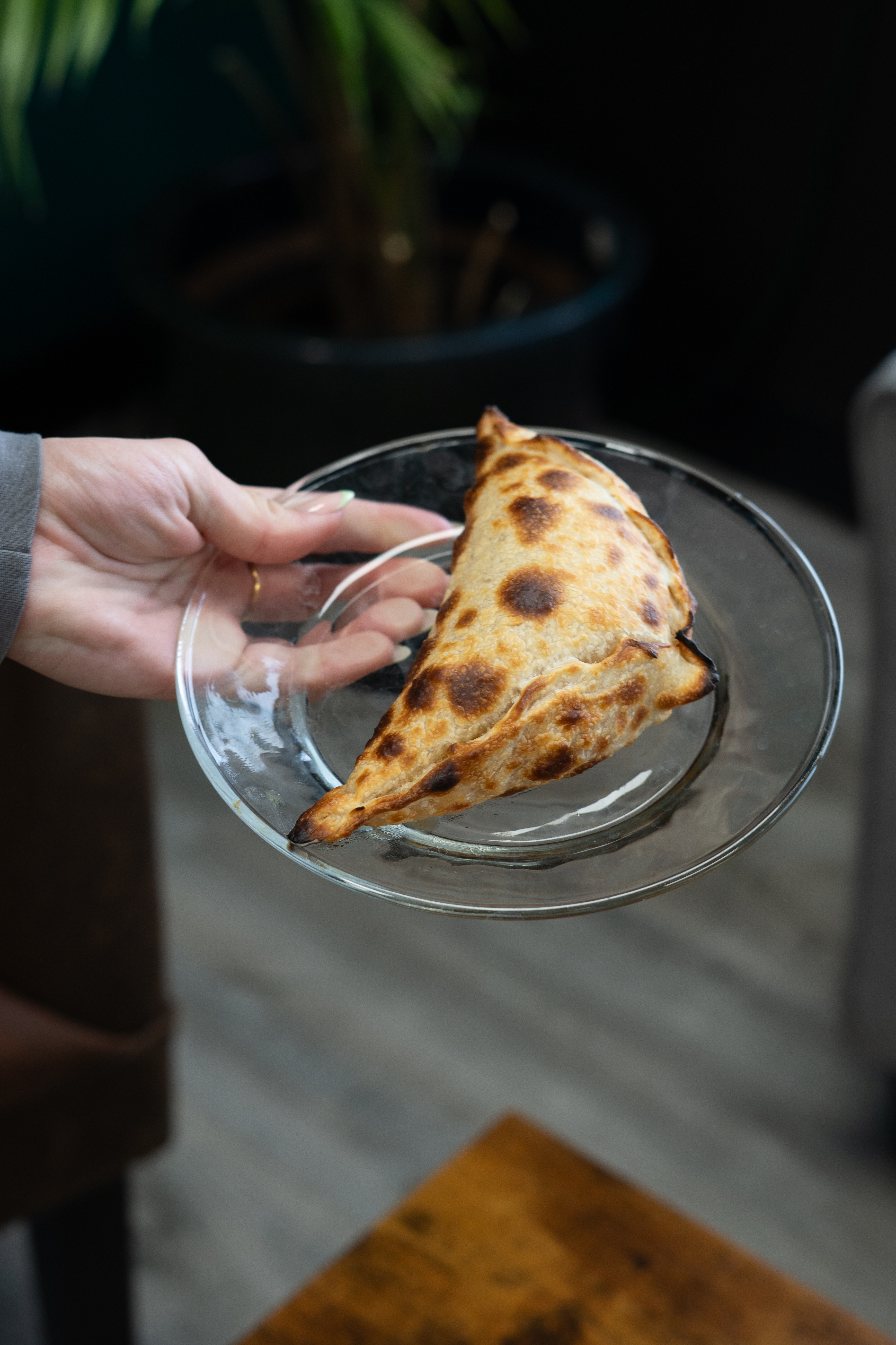 Homemade empanadas at Las Chilenas